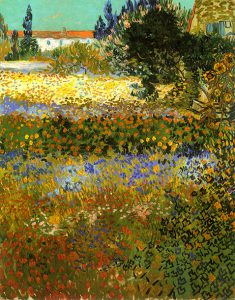 Flowering Garden - Vincent Van Gogh