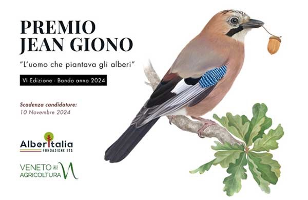 Aperte le candidature della sesta edizione del Premio “Jean Giono – L’uomo che piantava gli alberi”!